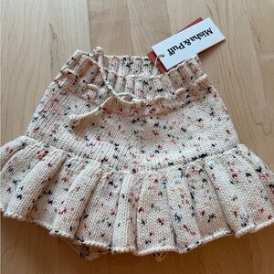 NWT Misha & Puff Cream Knit Skirt